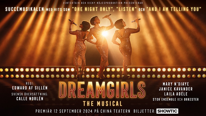 Dreamgirls p China teatern med kryssning p Viking Glory till bo